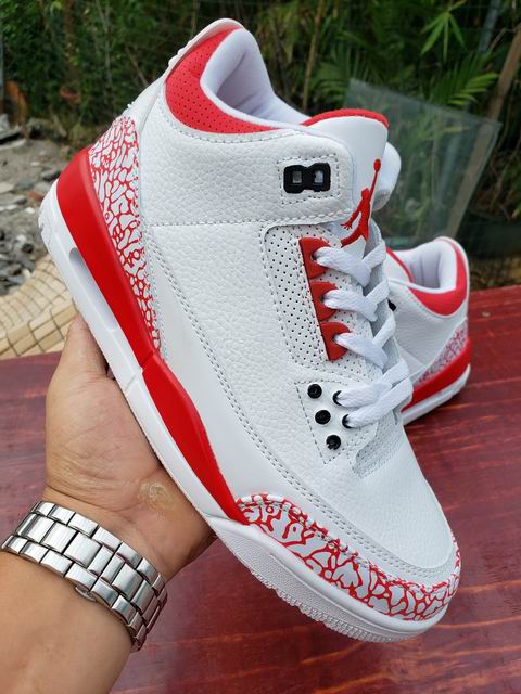 Air Jordan 3 White Red